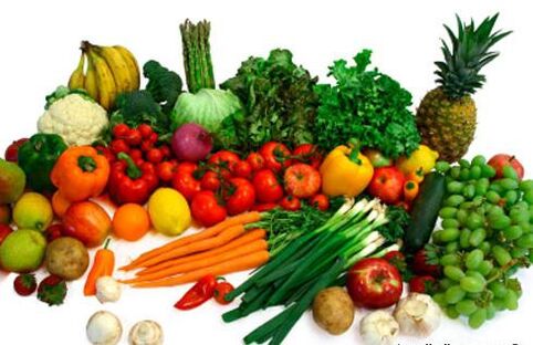 legumes e frutas