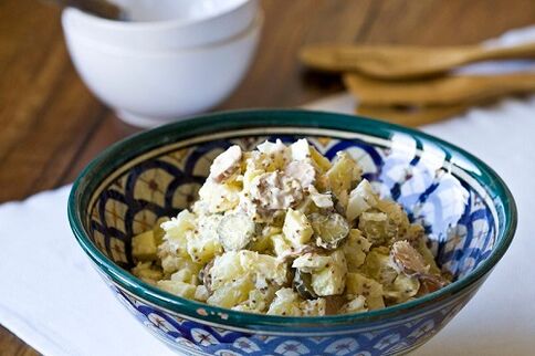 Receita de salada durante uma dieta protéica