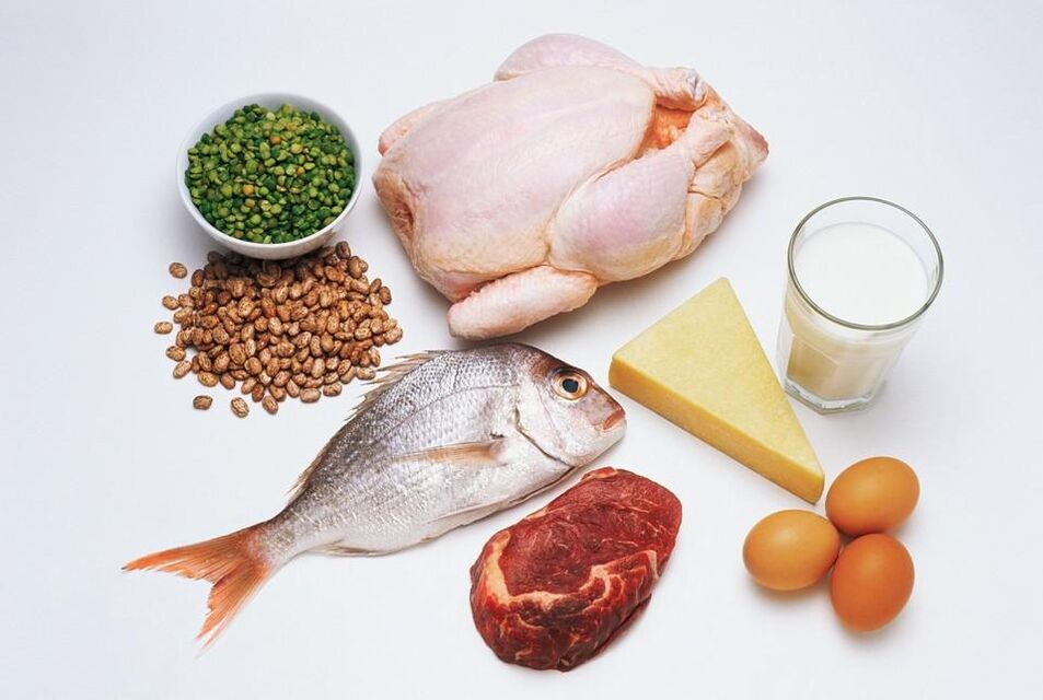 Alimentos proteicos da dieta Dukan